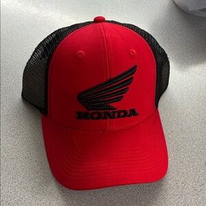 Honda Wing Viper Urban Red and Black Trucker Hat